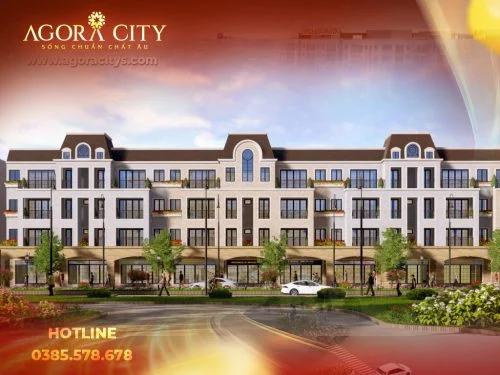 Nhà mẫu – thiết kế nhà Agora City Thủ Thừa