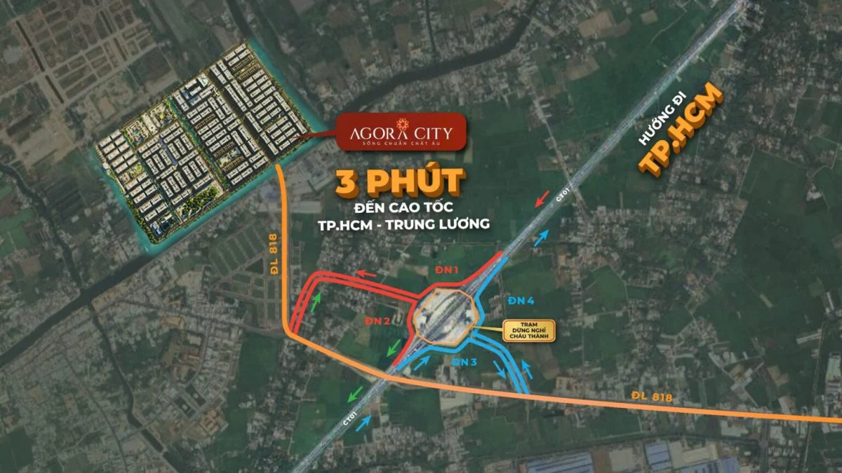 Tiện ích khu đô thị Agora City Thủ Thừa